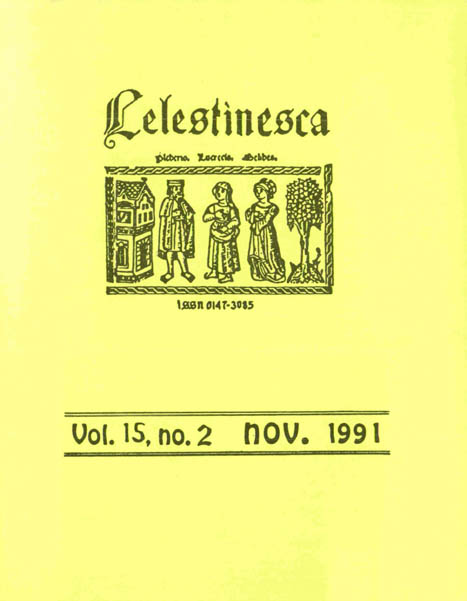 					View Vol. 15 No. 2 (1991)
				